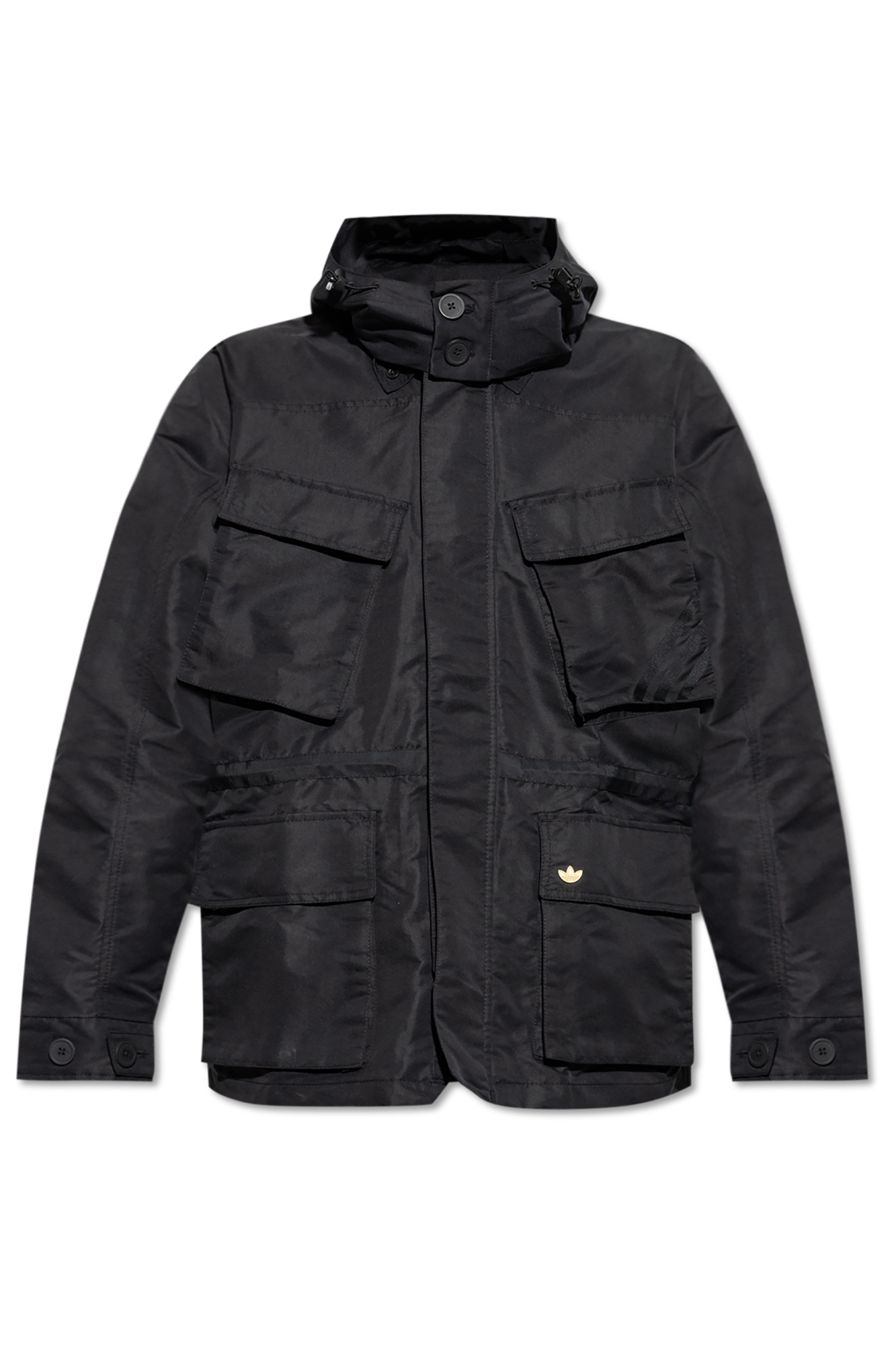 Czarny Kurtka z odpinanym kapturem ADIDAS Originals - Vitkac